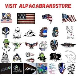 Generic Brass Knuckles Sticker, Black