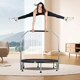 Panana Foldable Mini Trampoline 48 inch with Adjustable Handlebar 150kg view 2