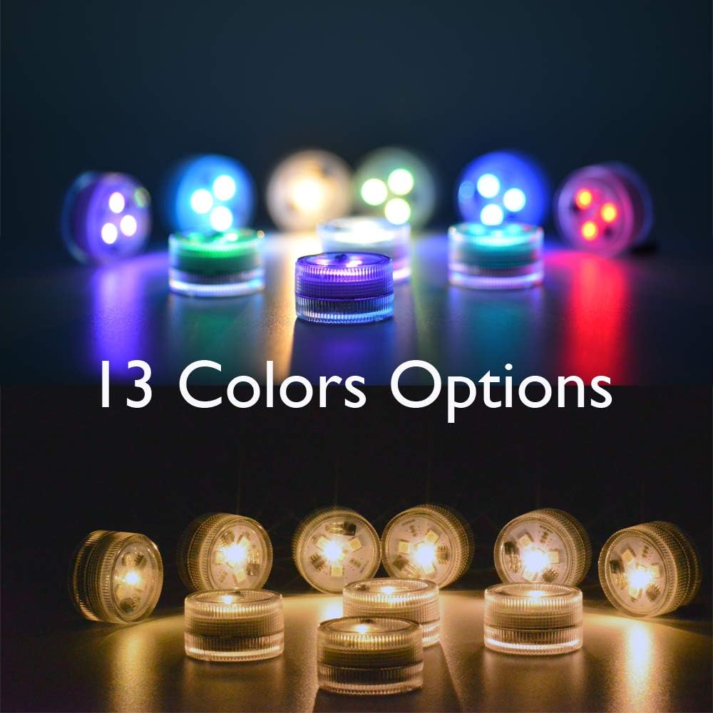 Paper Lantern Lights Battery Operated Remote Hanging Led Lantern Lights with Hook Super Bright RGB White Warm White 15 Days Standby, 36 hours Constant On for Lantern Tent Lighting(10 lights+2 remotes) - - 