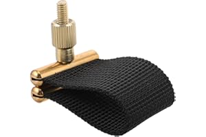 Toyvian Saxophone Mouthpiece Card Ligature Clip for Alto Sax Wind Instruments Parts Sax Accessory