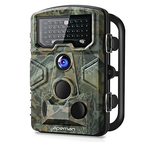 Apeman Wild Cámara con Detector de Movimiento 1080P 12 MP Gran Angular de 120 ° Visión ...