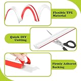 Fixmend TPE Quadrant Trim 6M Self Adhesive Wall Corner Edging White 19x13mm view 3