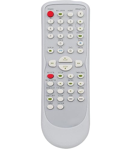 Remote Control For Emerson NC183UH ZV427EM5 Digital Video Cassette Disc Recorder – NB887, Infrared, Black