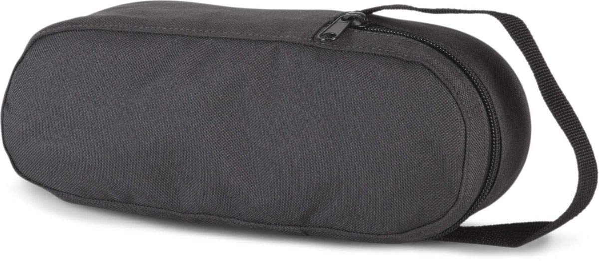 Kimood Charcoal Petanque Bag for 3 Bowls with Zip Closure