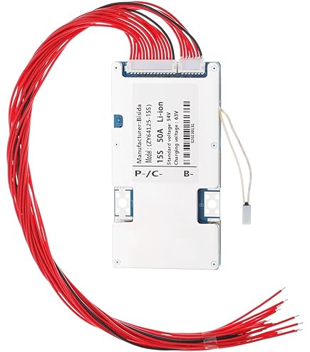 Amazon.com: Bisida 15S BMS 54V 50A Li-ion PCB Protection Board