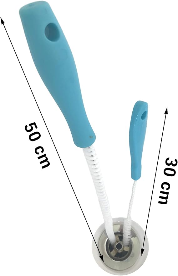 HH Pack of 2 Multi Purpose Flexible Drain Cleaning Brushes with Strong
