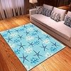 rouihot Non-Slip Area Rug 4'x 6' Blue Pattern Coral Reef and Starfish Underwater Baby Sea Rugs Carpet for Classroom… 61oSS37ADCL. SS100