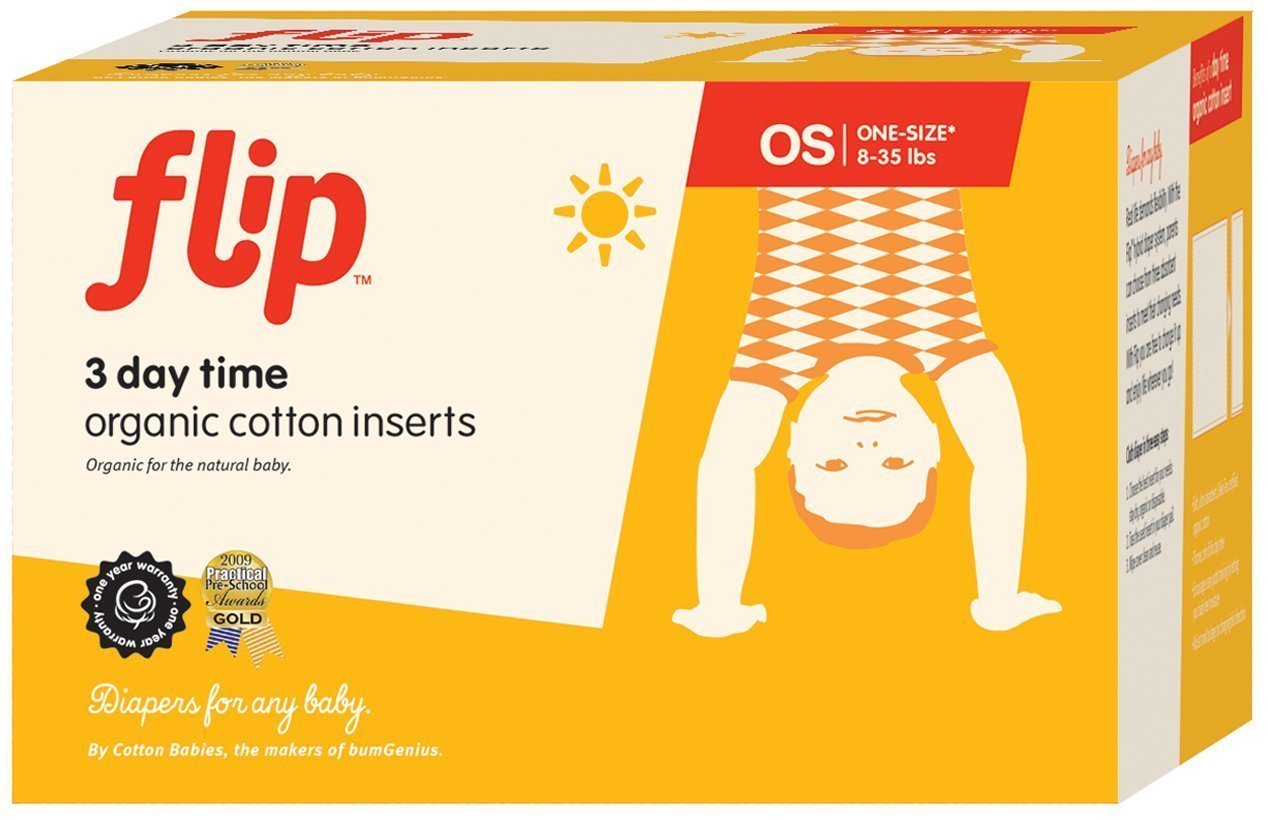 flip organic cotton inserts