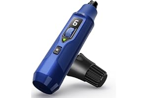 YABIFE 7-Speed Pet Nail Grinder with Light – Heavy Duty, Whisper Quiet Nail Trimmer for Dogs, Cats, Birds & Small Animals – Single-Handed Operation