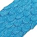 Mermaid Tail Blanket Crochet Mermaid Blanket for Adult and Kids, All Seasons Sleeping Blankets, Warm Soft Living Room Sleeping Bag,Birthday Christmas Gift (Kids, Sky Blue)