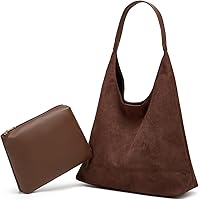Amazon.com: Slouchy Hobo Bags for Women Retro PU Leather Tote