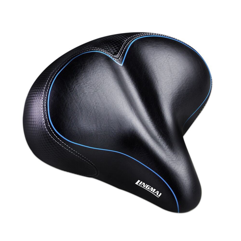 Comfort for Cruiser Wide Bicycle Seat with Soft Cushion Mountain Bike