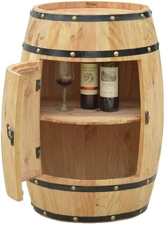 Feifei Futs De Chene Les Devantures En Bois Naturel Armoires Vin Decoratif Biere Barils Barils En Bois Bar Bouteilles Exposition Et Etageres En Verre Cave A Vin Decoration Color 60
