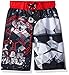 Star Wars Boys Swim Trunks Swimwear (7, Stormtrooper Black)