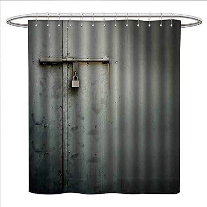 Amazon Com Anniutwo Grey Shower Curtains Mildew Resistant Close
