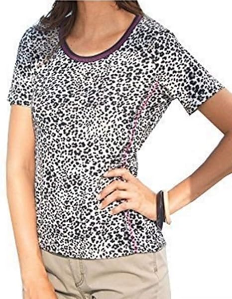 simple leopard all around raund neck