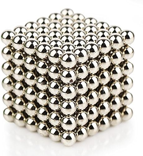 Magnetic Balls, Oiuros Magnetic Sculpture Toys for Intelligence Development and Stress Relief (5MM Set of 216 Balls)