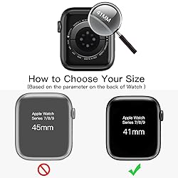 JETech Case with Screen Protector for Apple Watch