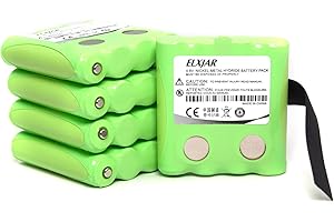 Coonyard (5-Pack) 4.8V BATT4R Ni-MH Battery Replacement for Midland G223 G225 G226 G227 G300 G300M G500 GXT200 GXT250 GXT255 Motorola TLKR-T5 T6 XTR446 Two Way Radios