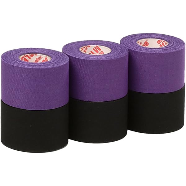 Mueller Athletic Sports Tape - Bright Mix 6 Rolls Hospital Grade Cotton