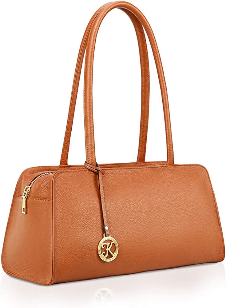 Kattee Leather Purses and Handbags for Women Small Top-handle Tote Bag Satchel Shoulder Bags