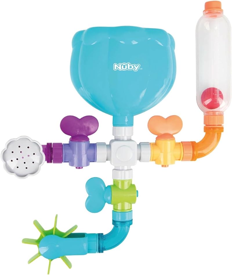 Nuby Wacky Water Works Bath Toy Pipes Multicolor 3 Years+