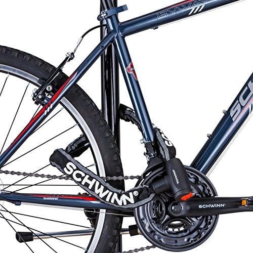 schwinn braided steel key cable lock