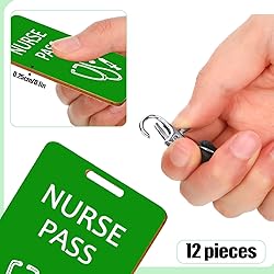Sabary 6 Sets Hall Pass Lanyards and School Passes