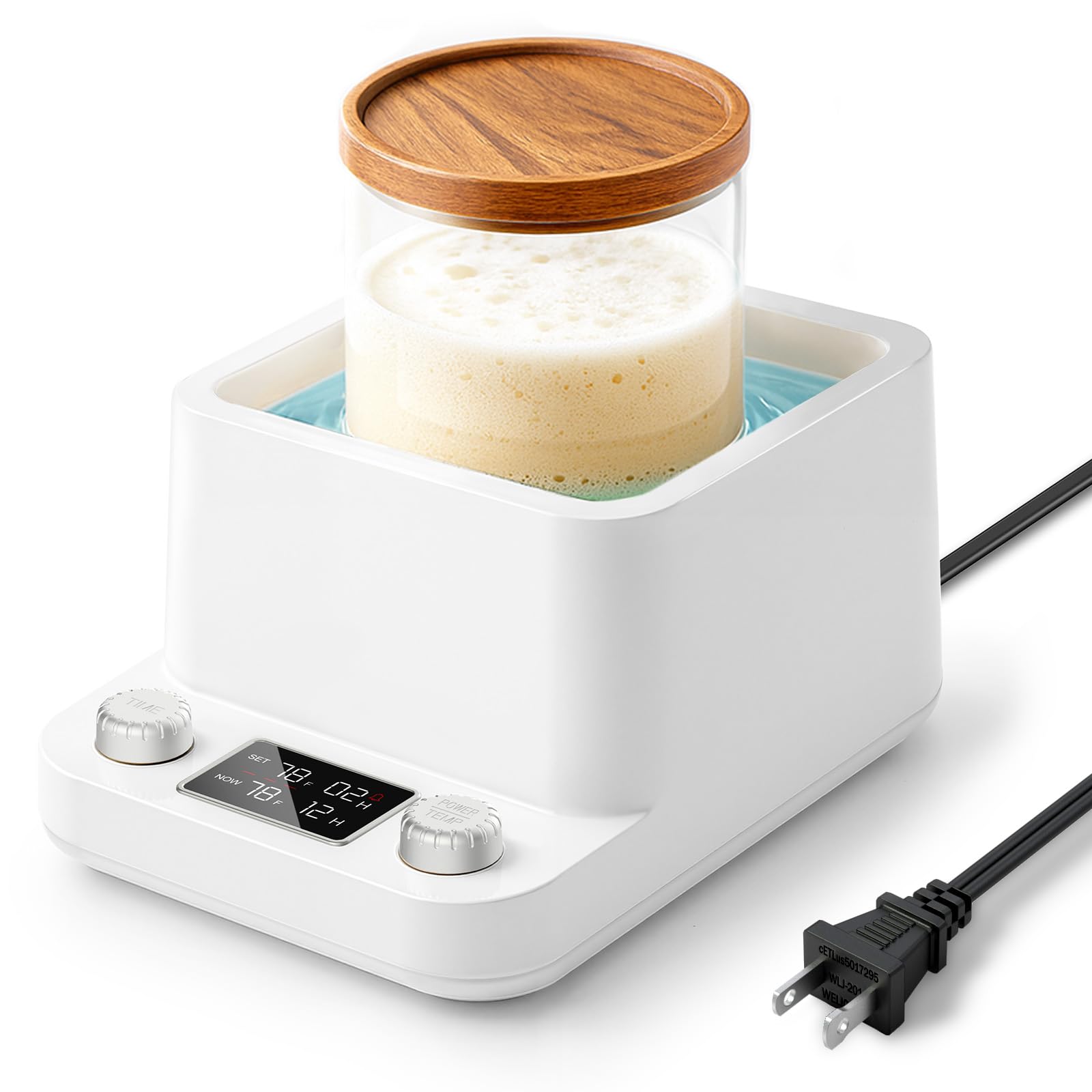 Photo 1 of **FACTORY SEALED** House Gem Sourdough Starter Warmer – Water Bath Uniform Warming, Precise 1°F Thermostat (70–104°F), 198H Timer, Fits Jars Up to 50oz, Sourdough Kit for Sourdough Home Baking & Consistent