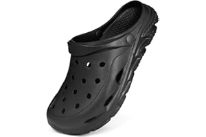 HAIFAGO Mens Womens Garden Clogs Shoes with Arch Support, Unisex Adult Classic Slip On Slides Sandals Outdoor Beach Pool Slipper