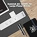 Etekcity Surge Protector Power Strip 3 Outlets 4 USB Ports, 6-Foot Long Extension Cord, 1875W/15A, UL Listed