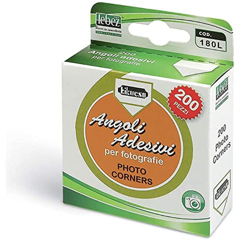 Corners for Photo Album Lebez 1,8x2 cm 180 (Pack 200)