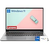 Lenovo Laptop | Intel Core | 15.6 inch | 1 Year Office 365 | 20GB RAM | 512GB SSD + 128GB eMMC | 1TB Cloud Storage | 11HR Battery | Windows11 | Wi-Fi 6 | WOWPC Recovery USB