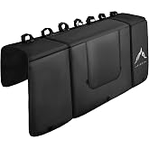 Himal Outdoors Tailgate Pad for Mountain Bike, Fits Most Trucks | Tailgate Protection Pad with Tool Pockets &amp; Enlarged Rear Window, Scratch-Resistant, Holds Up to 7 Bikes