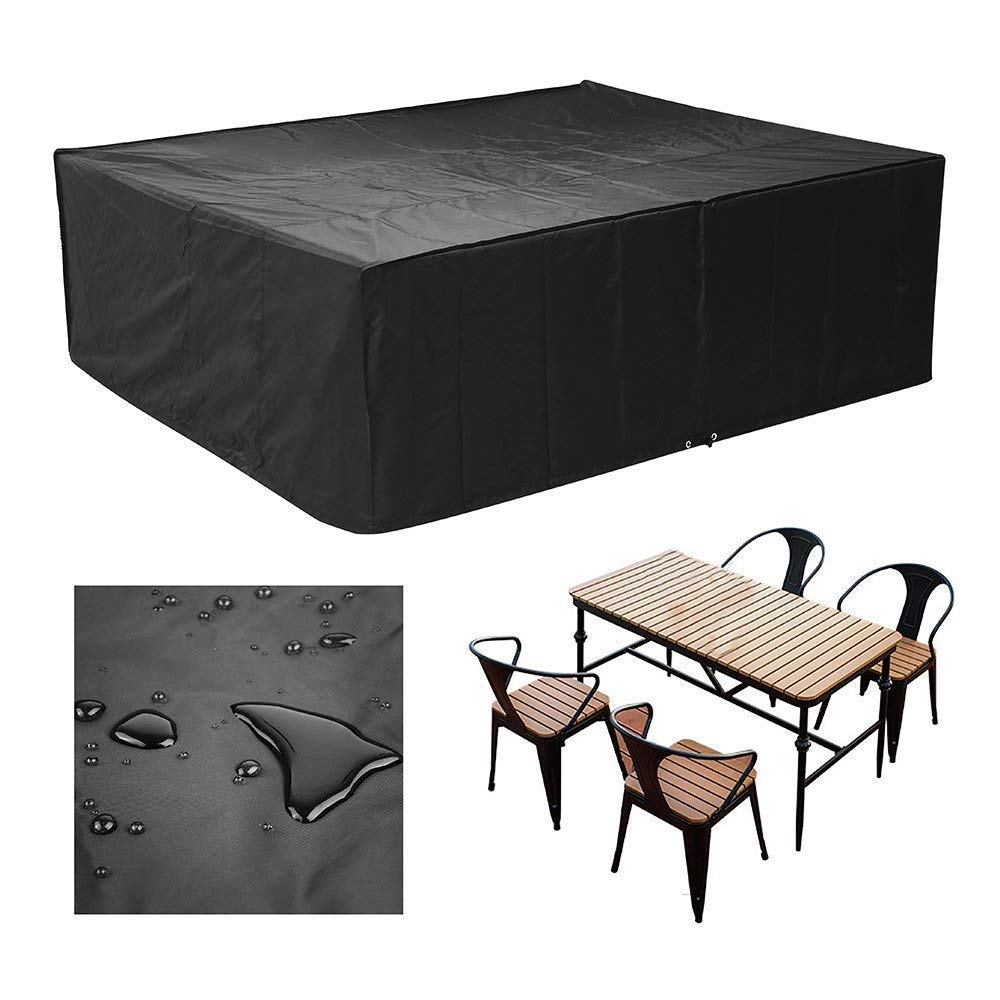 FEMOR Large Waterproof Patio Set Cover Outdoor Garden Furniture Cover