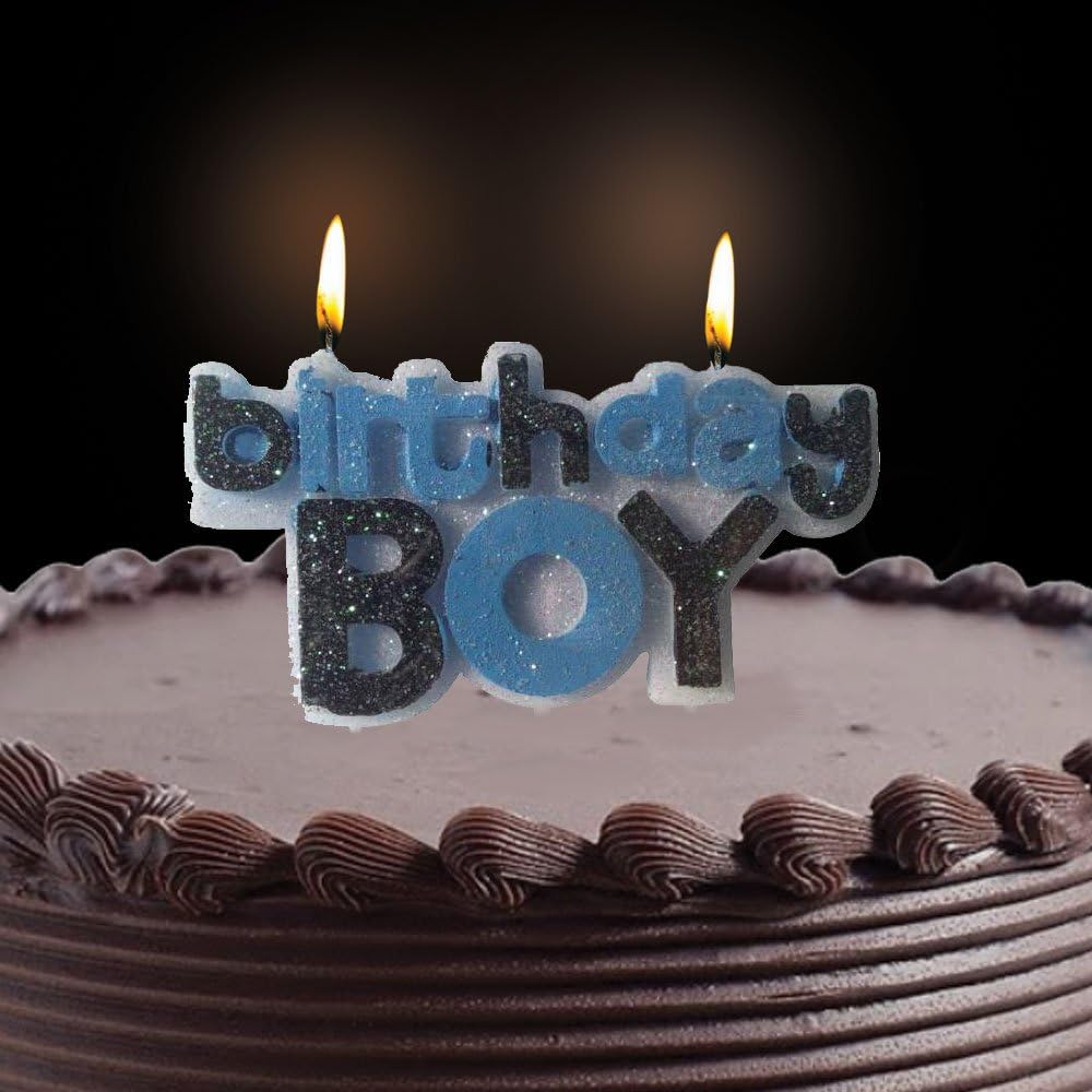 Partypropz Birthday Boy Candle for 1st Birthday Party Supplies