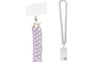 Case-Mate Crossbody Phone Lanyard/Chain [Works with All Phones] Hands-Free Cell Phone Strap - Phone Charm - Neck Chain Holder