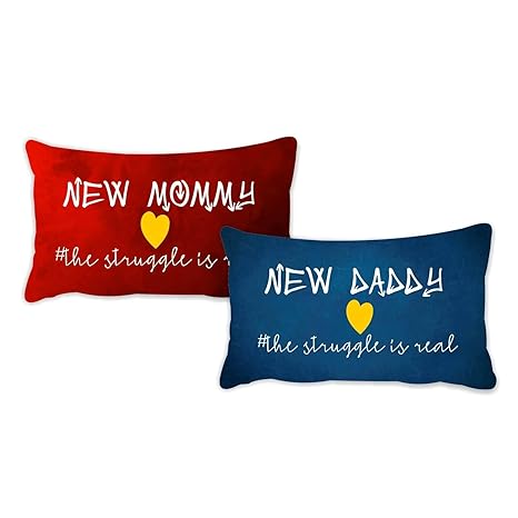 Buy Yaya Cafe Mom Dad Mommy Daddy Pillow Cover 28 X 17