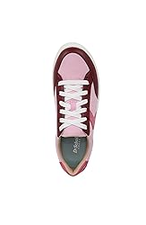 Dr. Scholl's Womens Madison Lace Sneaker Redpink 6 WW