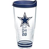 Tervis NFL Dallas Cowboys - Arctic Made in USA Double Walled Insulated Tumbler Travel Cup Keeps Drinks Cold & Hot, 24oz, Classic