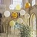 Giant balloons 36-Inch Round Balloons - 6 Pack Big Latex Lemon Yellow Balloons