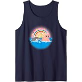 Family Guy Peter Dolphin &amp; Rainbow Tank Top