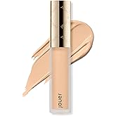 Jouer Essential High Coverage Liquid Concealer - Brightening Concealer - Color Corrector for Under Eye Dark Circles, Spot Coverage, and Eye Primer - Soft Matte Finish, Macadamia