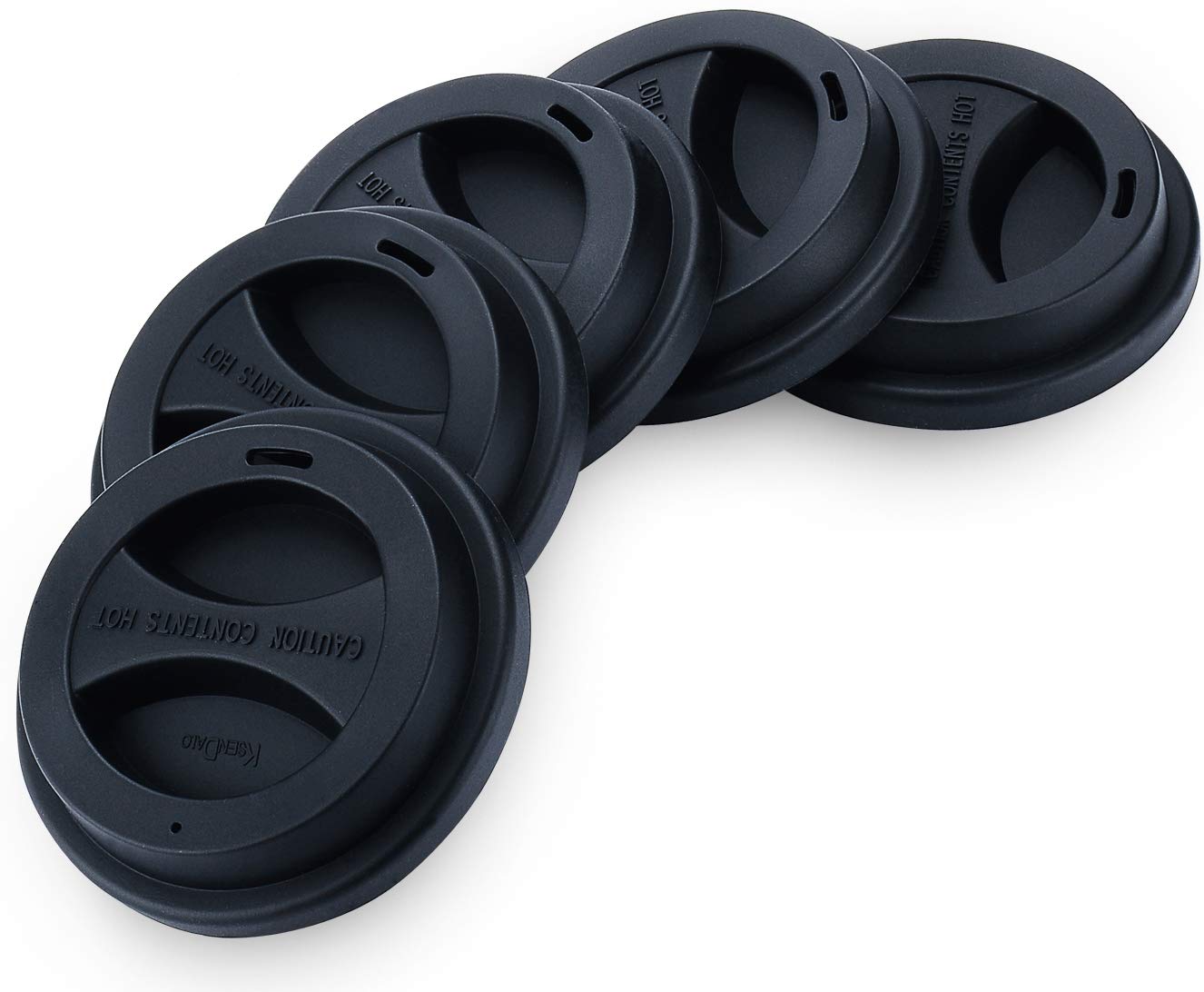 Aspire Silicone Drinking Lid Cup Lids, Reusable Coffee Cup