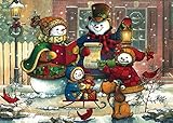 Snowman Family, A 35 Piece Jigsaw Puzzle by Cobble Hill