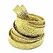 GOOTRADES Metallic Glitter Flat Shoelaces for Canvas Sneaker Athletic 45 inch (2 pairs) (Gold)