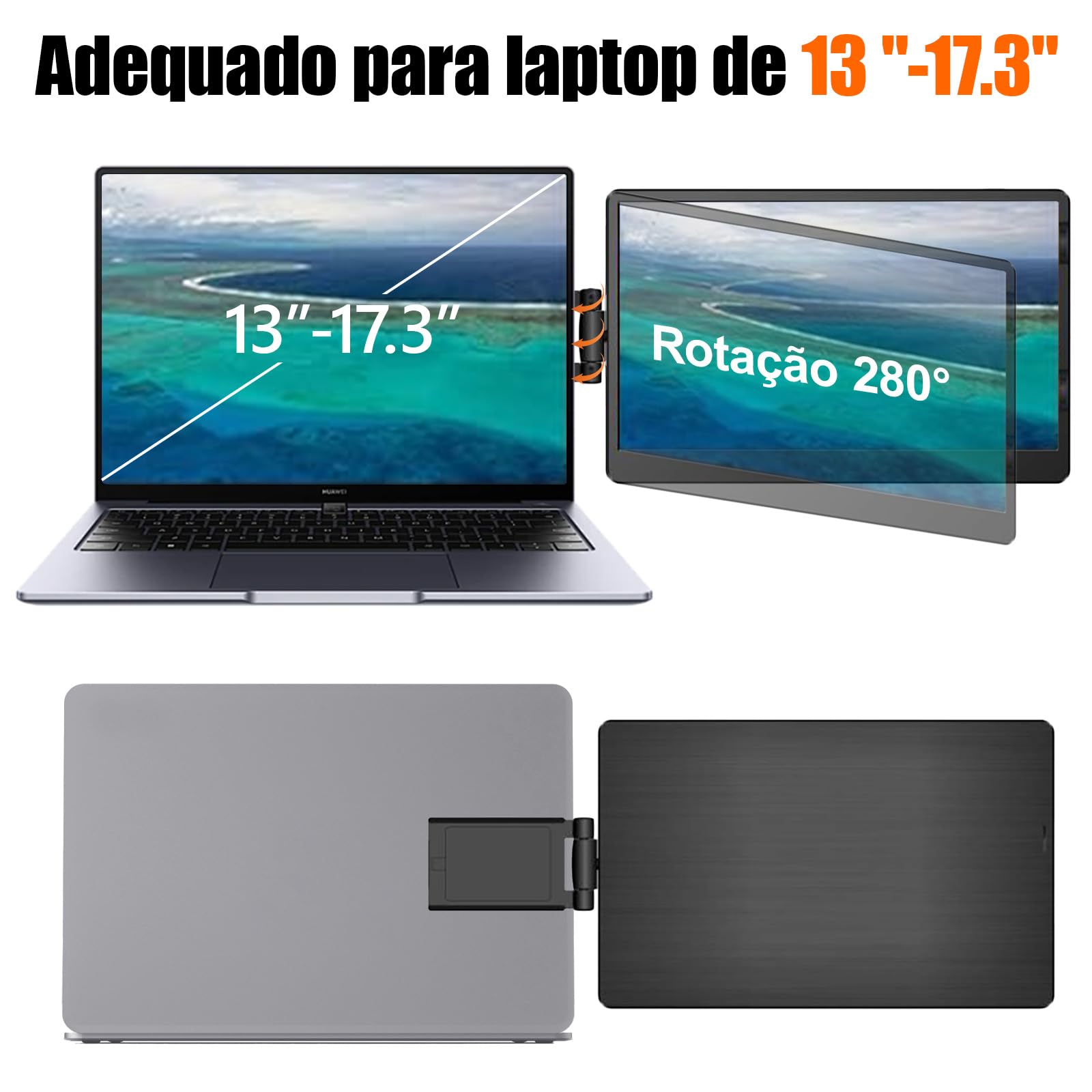 Mua Laptop Monitor Extender, 11.6/14.1 inch Portable Monitor Dual ...