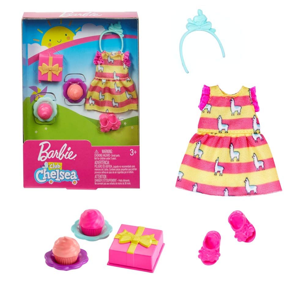 Barbie Birthday Accessories | for Chelsea Mattel FXN69 | Fashion doll dresses