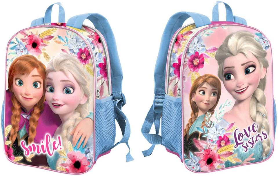 Karactermania Frozen Smile-Dual Backpack (Small) Children's Backpack, 32 cm, 9.25 liters,Multicolour