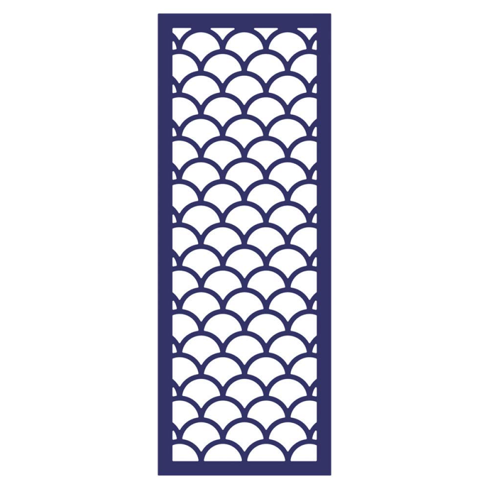 Rectangular Frame Fish Scales Dies for Card Making Rectangular Background Cutting Dies for Scrapbooking Paper Crafting Embossing Stencils Handmade Crafts Die Cuts Template Mould Arts Crafts